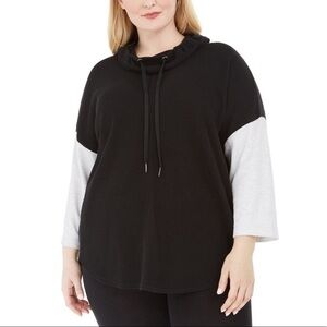 CALVIN KLEIN Color Block Long Sleeve Top